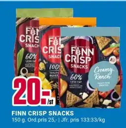 ÖoB FINN CRISP SNACKS erbjuda