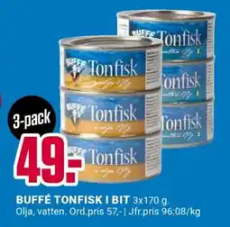 ÖoB BUFFÉ TONFISK I BIT erbjuda