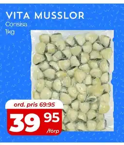 Matrix Butikerna Vita musslor erbjuda