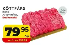 Matrix Butikerna Köttfärs erbjuda