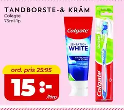 Matrix Butikerna COLGATE Tandborste-& kräm erbjuda