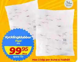 Matrix Butikerna Kycklingklubbor erbjuda