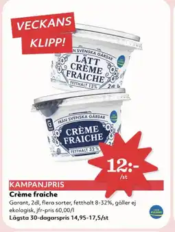 Hemköp GARANT Crème fraiche erbjuda