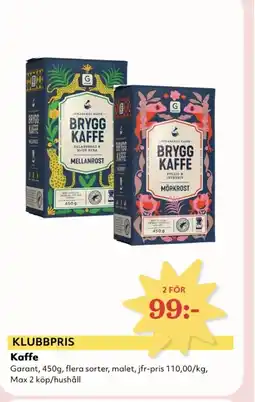 Hemköp GARANT Kaffe erbjuda