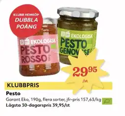 Hemköp Garant Eko Pesto erbjuda