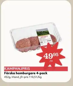 Hemköp Färska hamburgare erbjuda