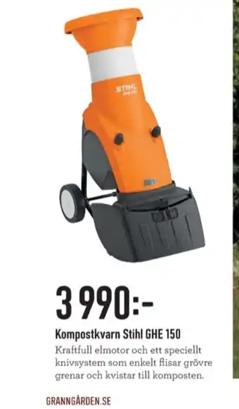 Granngården Stihl Kompostkvarn erbjuda