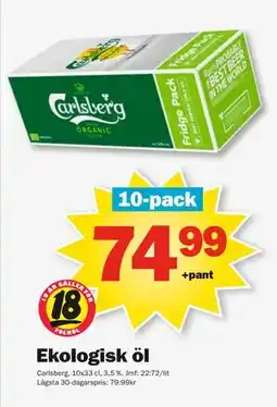 Pekås Ekologisk öl, SEK 74.99 erbjuda
