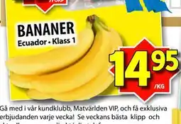 BANANER, SEK 14.95