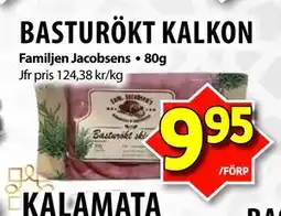 Matvärlden Tensta BASTURÖKT KALKON, SEK 9.95 erbjuda