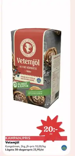 Hemköp Kungsörnen Vetemjöl erbjuda