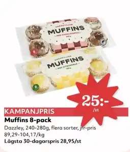 Hemköp Muffins Dazzley erbjuda