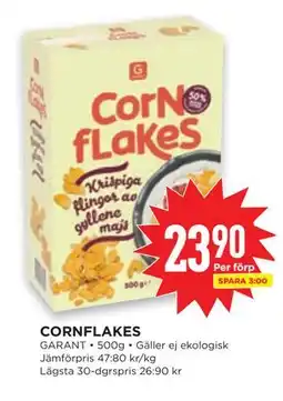 Willys CORNFLAKES, SEK 23.9 erbjuda