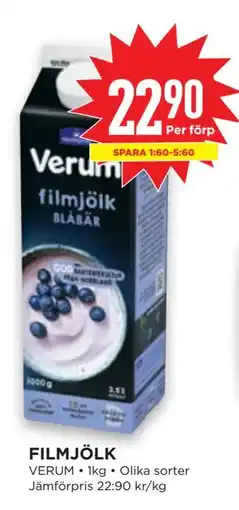 Willys FILMJÖLK, SEK 22.9 erbjuda