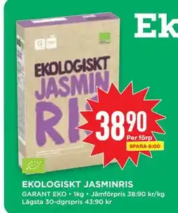 Willys EKOLOGISKT JASMINRIS, SEK 38.9 erbjuda