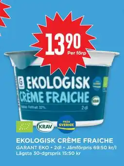 Willys EKOLOGISK CRÈME FRAICHE, SEK 13.9 erbjuda