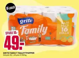 ÖoB GRITE FAMILY TOALETTPAPPER, SEK 49 erbjuda