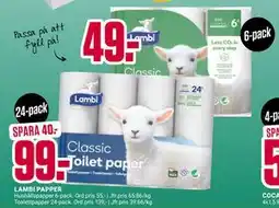 ÖoB LAMBI PAPPER erbjuda