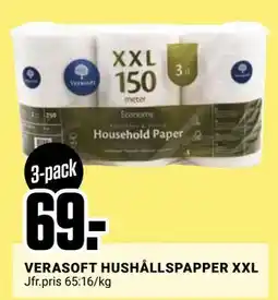 ÖoB VERASOFT HUSHÅLLSPAPPER XXL, SEK 69 erbjuda