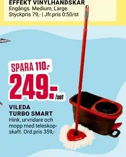 ÖoB VILEDA TURBO SMART, SEK 249 erbjuda