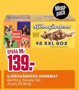 ÖoB SJÖBOGÅRDENS HUNDMAT, SEK 139 erbjuda
