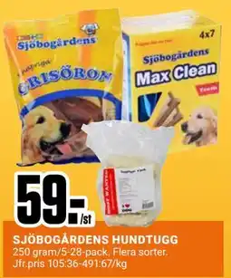 ÖoB SJÖBOGÅRDENS HUNDTUGG, SEK 59 erbjuda