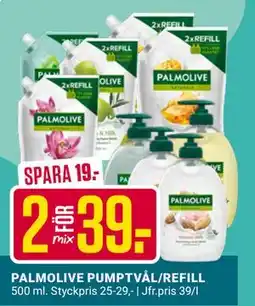 ÖoB PALMOLIVE PUMPTVÅL/REFILL, SEK 39 erbjuda