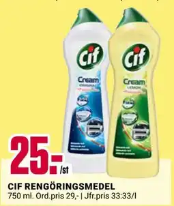 ÖoB CIF RENGÖRINGSMEDEL, SEK 25 erbjuda