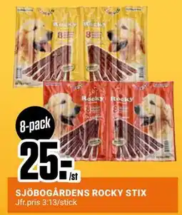 ÖoB SJÖBOGÅRDENS ROCKY STIX, SEK 25 erbjuda