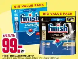 ÖoB FINISH DISKMASKINTABLETTER, SEK 99 erbjuda