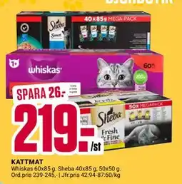 ÖoB KATTMAT, SEK 219 erbjuda
