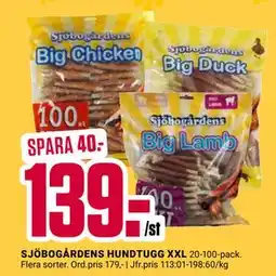 ÖoB SJÖBOGÅRDENS HUNDTUGG XXL, SEK 139 erbjuda
