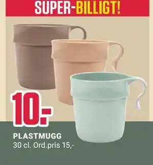 ÖoB PLASTMUGG, SEK 10 erbjuda