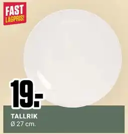 ÖoB TALLRIK, SEK 19 erbjuda