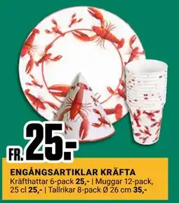 ÖoB ENGÅNGSARTIKLAR KRÄFTA erbjuda