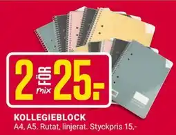 ÖoB KOLLEGIEBLOCK, SEK 25 erbjuda