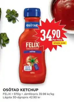 Willys Hemma OSÖTAD KETCHUP, SEK 34.9 erbjuda