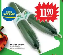 Willys Hemma SVENSK GURKA, SEK 11.9 erbjuda