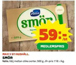 Coop Daglivs SMÖR, Medlemspris erbjuda