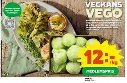 Coop Daglivs VITKÅL, Medlemspris erbjuda