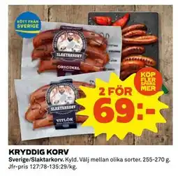 Coop Daglivs KRYDDIG KORV, SEK 69 erbjuda