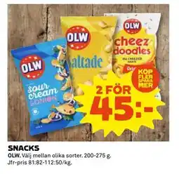 Coop Daglivs SNACKS, SEK 45 erbjuda