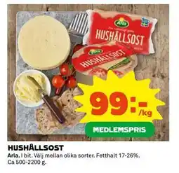 Coop Daglivs HUSHÅLLSOST, Medlemspris erbjuda