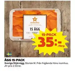 Coop Daglivs ÄGG 15-PACK, SEK 35 erbjuda