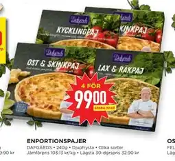 Willys Hemma ENPORTIONSPAJER, SEK 99 erbjuda