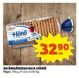Coop Daglivs SKÄRGÅRDSKAKA HÖNÖ, SEK 32.9 erbjuda