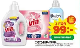 Coop Daglivs TVÄTT-/SKÖLJMEDEL, Medlemspris erbjuda