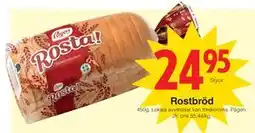 Matöppet Rostbröd, SEK 24.95 erbjuda