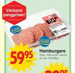 Matöppet Hamburgare, SEK 59.95 erbjuda