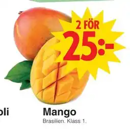 Matöppet Mango, SEK 25 erbjuda